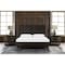 Armen Living Baly 3 Piece Acacia King Loft Bed and Nightstands Bedroom Set SETLFBDKG3A - alternate 3
